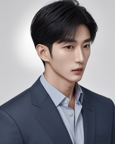 공룡상 댄디·단정형 30대 초반 남편 전신