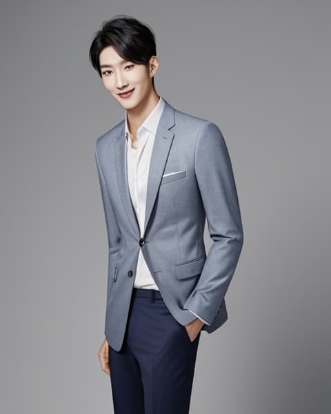 공룡상 댄디·단정형 20대 후반 남편 전신