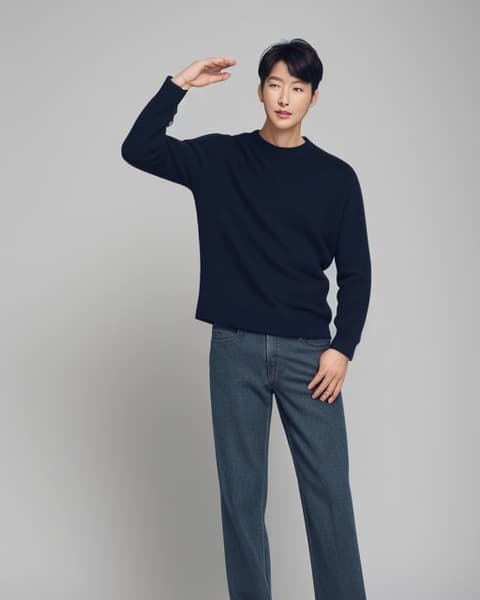 강아지상 러블리형 40대 남편 전신