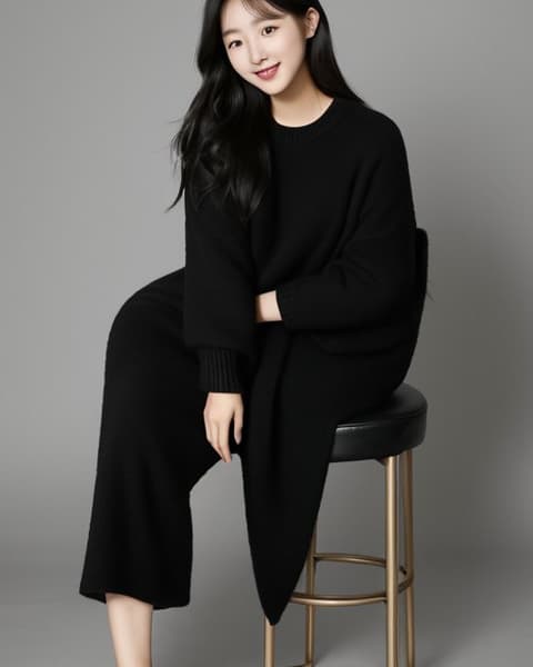 곰상 시크·도회형 20대 후반 아내 전신