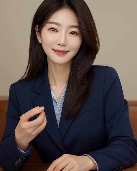 곰상 댄디·단정형 40대 아내