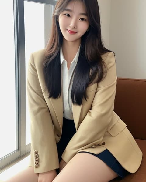 곰상 댄디·단정형 20대 후반 아내 전신
