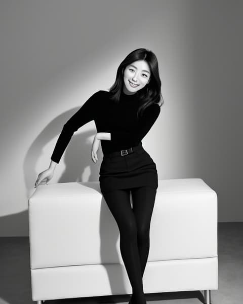 고양이상 시크·도회형 20대 초반 아내 전신