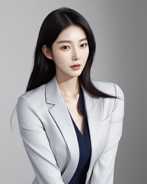 고양이상 댄디·단정형 30대 후반 아내 전신