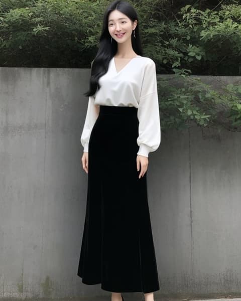 사슴상 시크·도회형 20대 초반 아내 전신