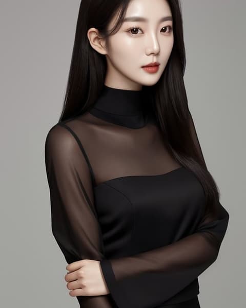 사슴상 시크·도회형 30대 후반 아내 전신