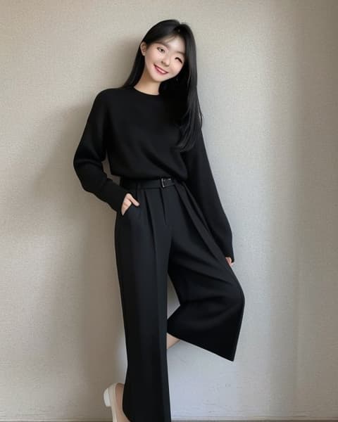 강아지상 시크·도회형 20대 초반 아내 전신