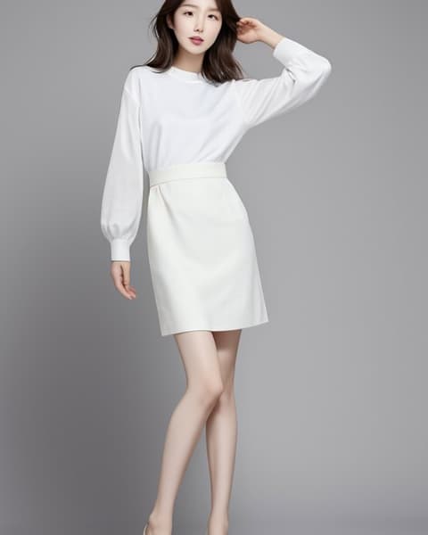 토끼상 시크·도회형 40대 아내 전신