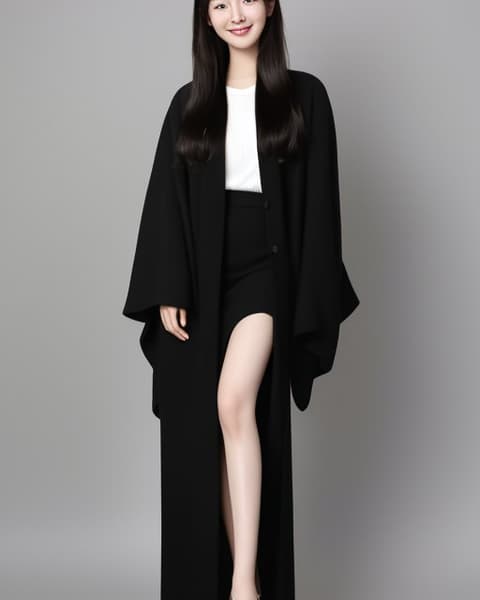토끼상 시크·도회형 20대 후반 아내 전신