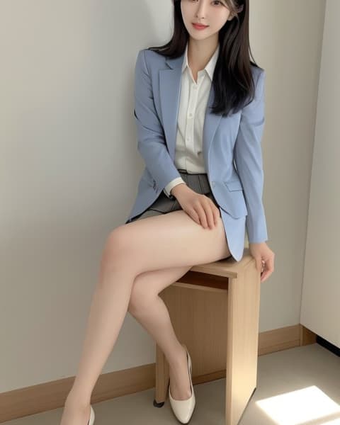 토끼상 댄디·단정형 30대 초반 아내 전신