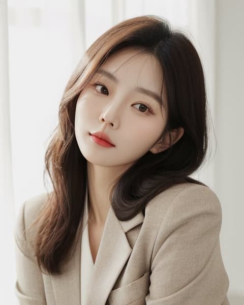 토끼상 댄디·단정형 30대 후반 아내